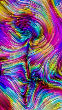 Renkli boya unsurları