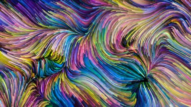 Renkli boya yanılsama