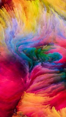 Renkli boya büyüsü