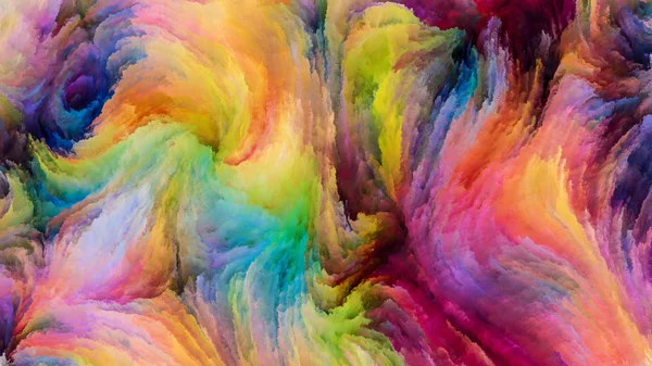 Pétalos de pintura colorida —  Fotos de Stock