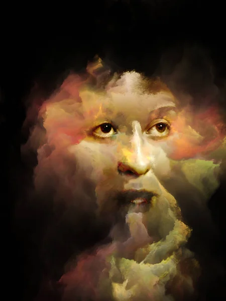 Face in the Clouds — Stock Photo, Image