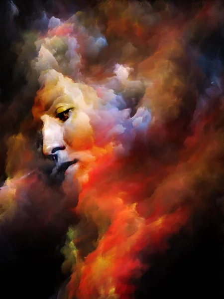 Face in the Clouds — Stock Photo, Image