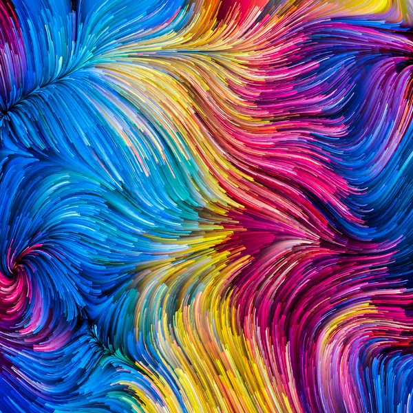 Pétalos de pintura colorida —  Fotos de Stock