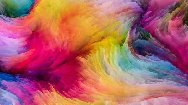 Partículas de pintura coloridas — Foto de Stock