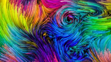 Renkli boya görselleştirme