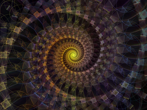 Spiral sammansättning — Stockfoto