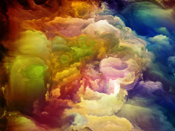 Синергии фрактального цвета — стоковое фото