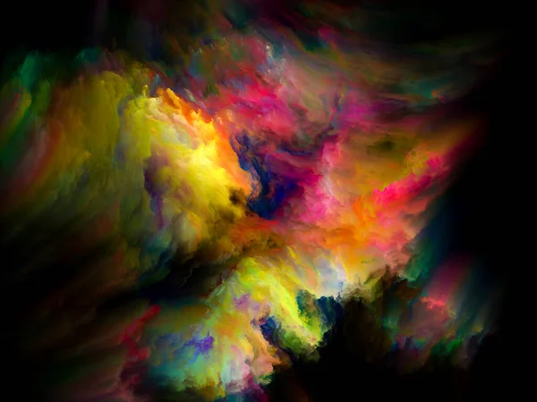 Wirbelnde Farbe — Stockfoto