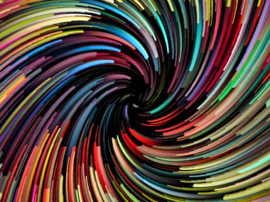 Renkli Tekerlek Girdabı