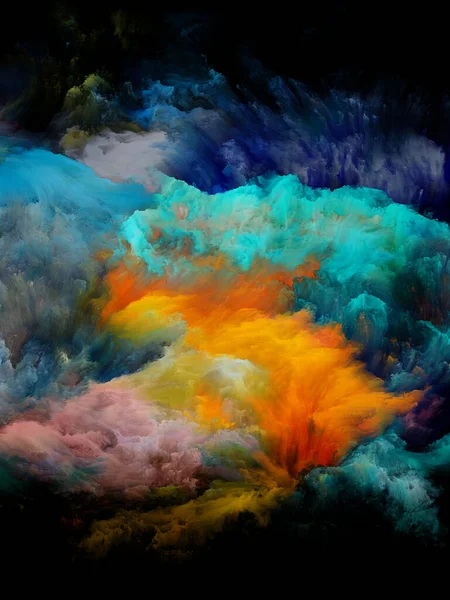 Nuvens abstratas coloridas — Fotografia de Stock