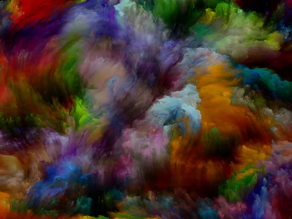 Metaforische virtuele kleur — Stockfoto
