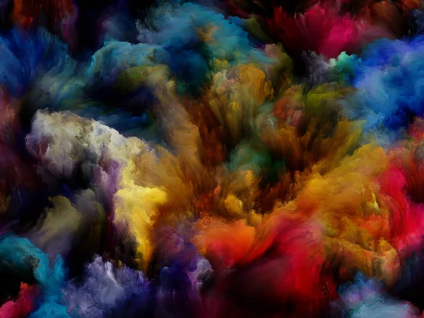 Abstrakt digital färg — Stockfoto