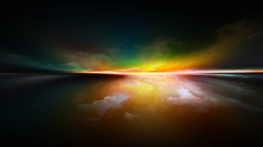 günbatımı manzara