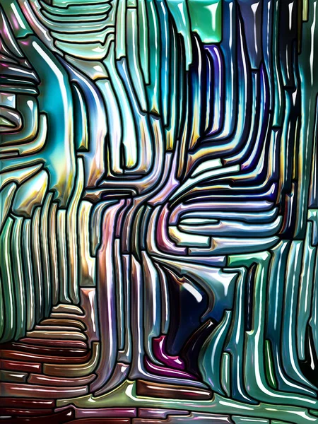 Cool Iridescent Glass — Stock Photo, Image