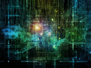 Soyut Dijital Ağ Arka Planı