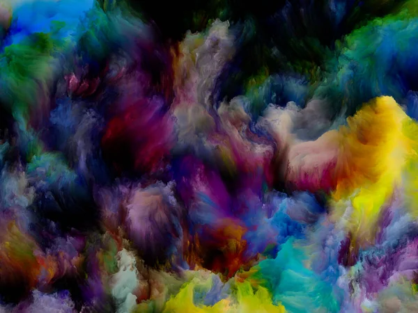 Ускорение виртуального цвета — стоковое фото