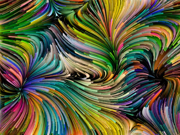 Abstraktní barevná Spirely — Stock fotografie