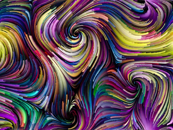 Kolor Swirl Abstrakcja — Zdjęcie stockowe