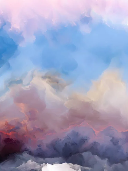 Formação de nuvens abstratas — Fotografia de Stock