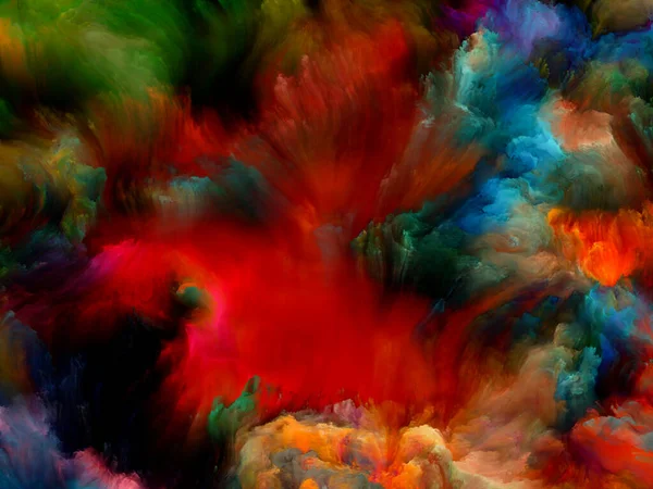 Ψευδαίσθηση εικονικού χρώματος — Φωτογραφία Αρχείου
