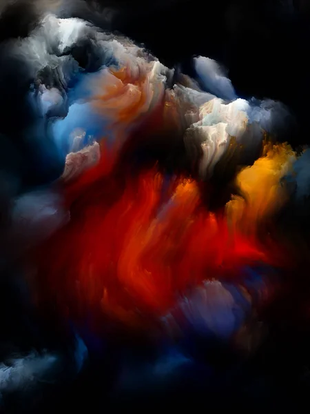 Abstracción colorida de nubes — Foto de Stock