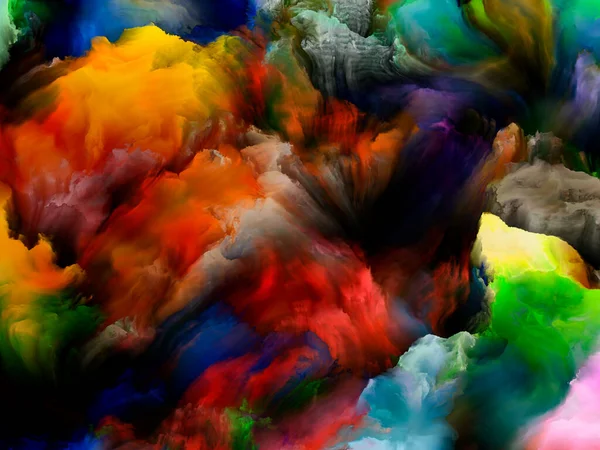 Mgła wirtualnego koloru — Zdjęcie stockowe