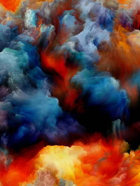 Pintura abstracta colorida — Foto de Stock