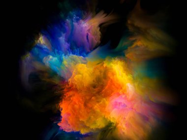 Yaklaşan renk fırtına.