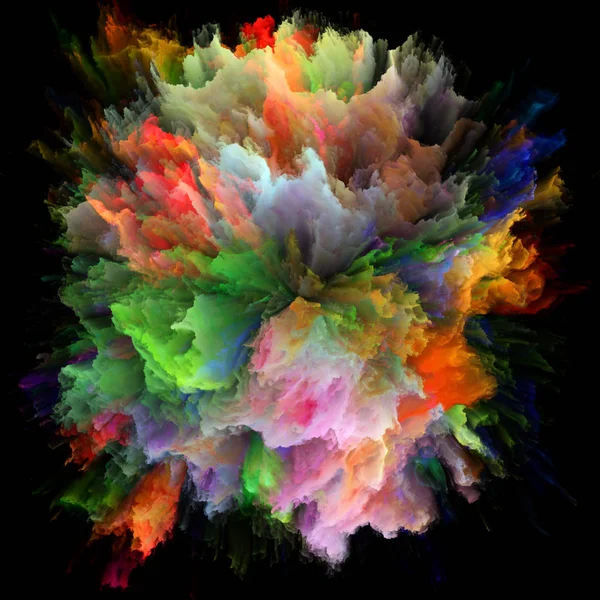 Renkli boya Splash patlama paradigması — Stok fotoğraf