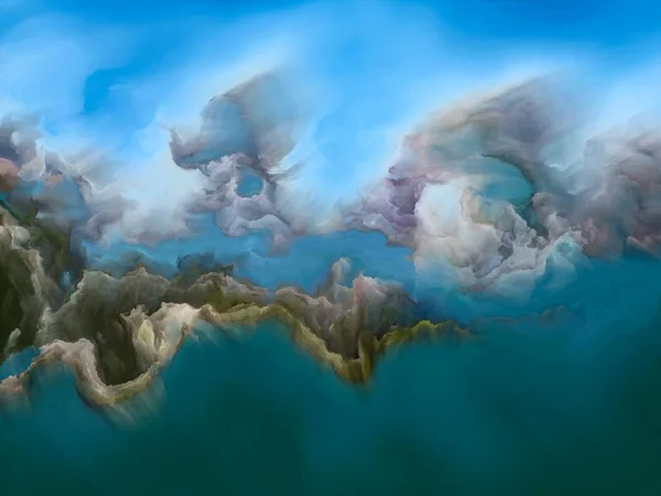 우발적인 구름 풍경 — 스톡 사진