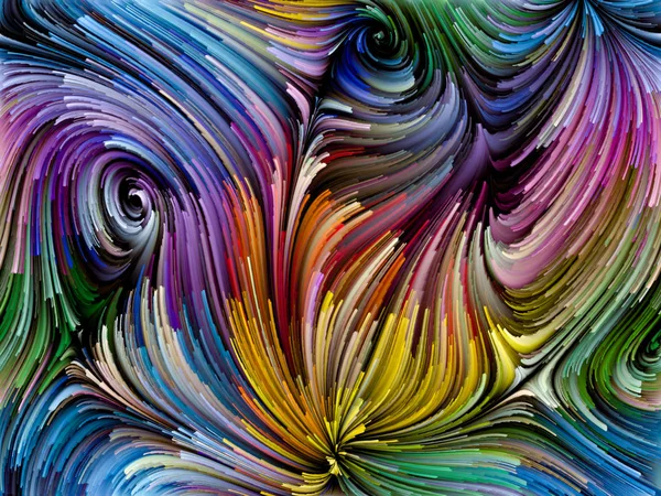 Abstrakte Farbwirbel — Stockfoto