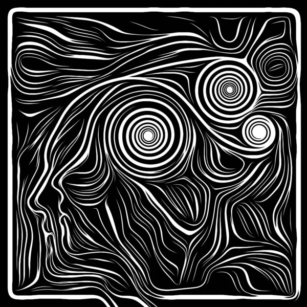 Illusions of Woodcut Design — Stock Photo, Image