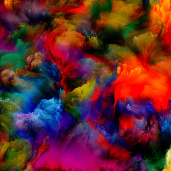 Wewnętrzne życie wirtualnego koloru — Zdjęcie stockowe