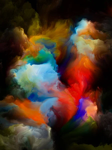 Красочные абстрактные облака — стоковое фото