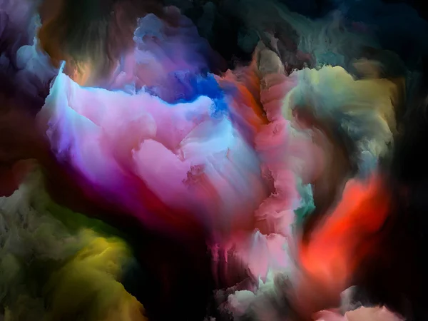 Nuvole astratte colorate — Foto Stock