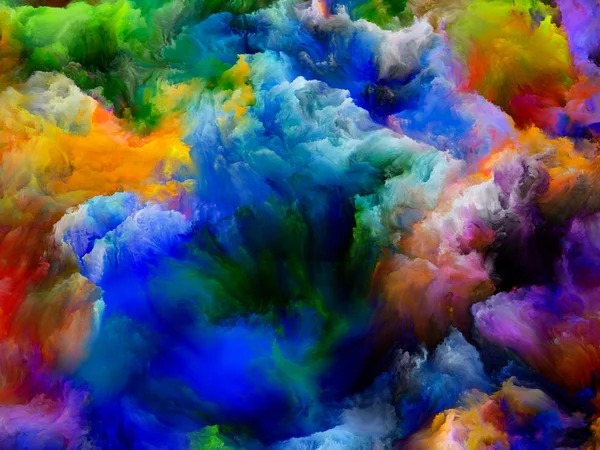 Tiefe der virtuellen Farbe — Stockfoto