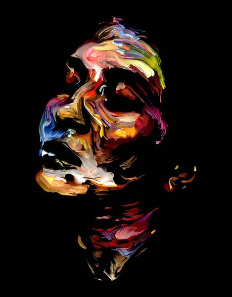 Abstract Portrait Painting — Stock Photo, Image