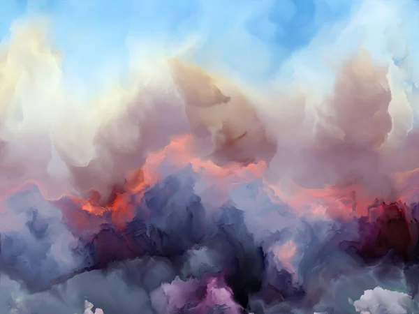 Abstracte wolkenvorming — Stockfoto