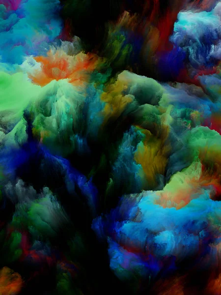 Färgglada abstrakta moln — Stockfoto