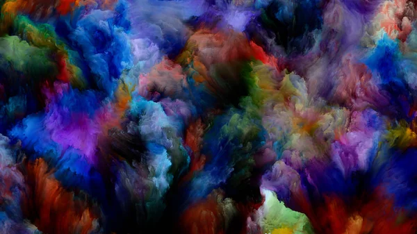 Vormarsch der virtuellen Farbe — Stockfoto