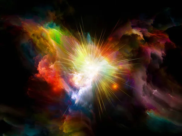 Kosmische Farbe. — Stockfoto