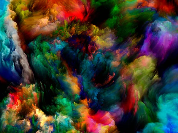 Синергия виртуального цвета — стоковое фото