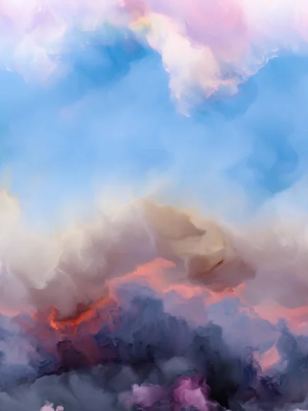 Abstrakcyjne formowanie chmur — Zdjęcie stockowe