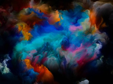 Renkli Bulut Soyutlama