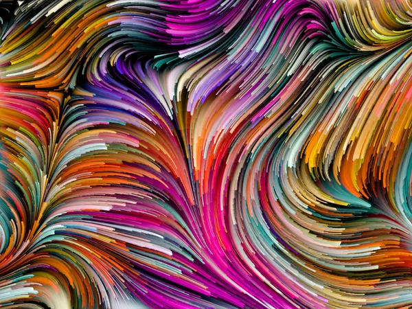 Kleur Swirl-abstractie — Stockfoto