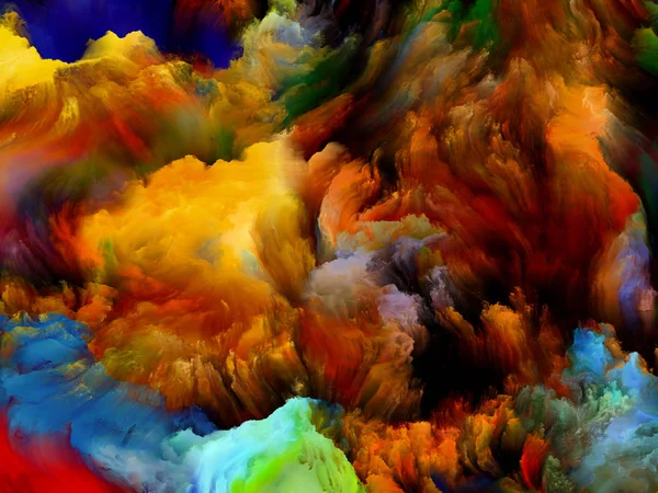 Внутренняя жизнь виртуального цвета — стоковое фото