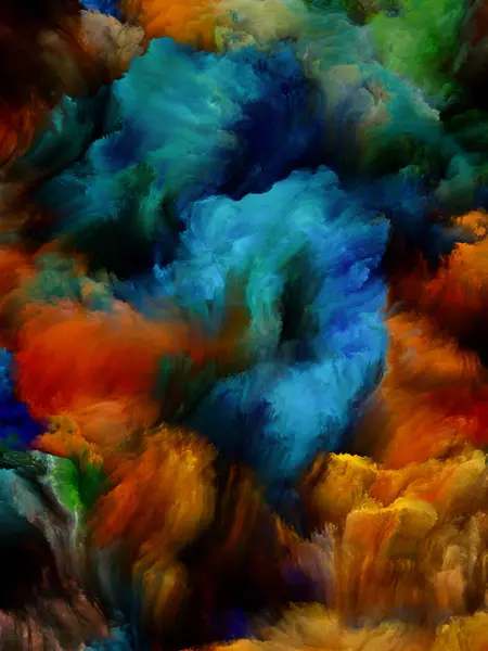 Unfolding of Virtual Color — Stock Photo, Image