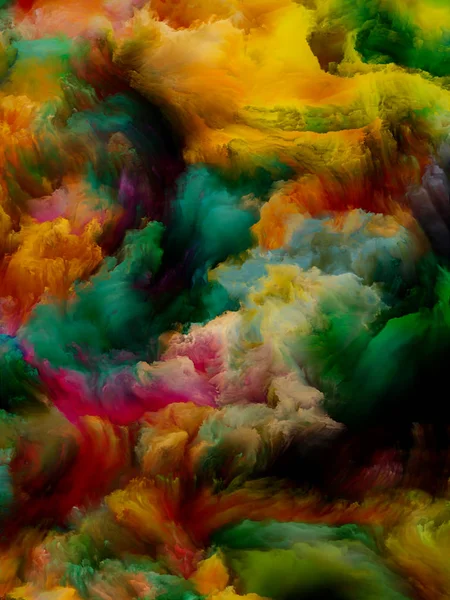 Den virtuella färgens dimma — Stockfoto