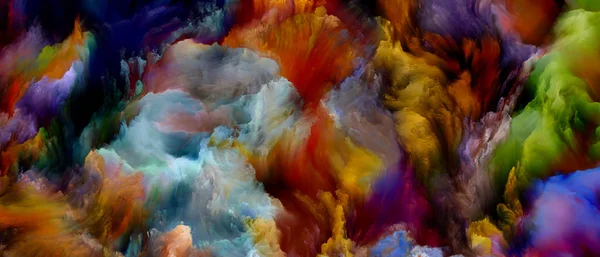 Metaforische virtuele kleur — Stockfoto