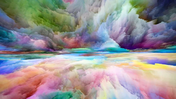 Terra dei sogni colorata — Foto Stock